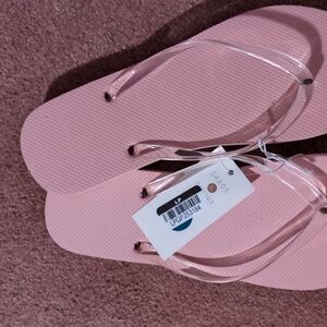 Shade & Shore Pink Sandals Minimalist Design